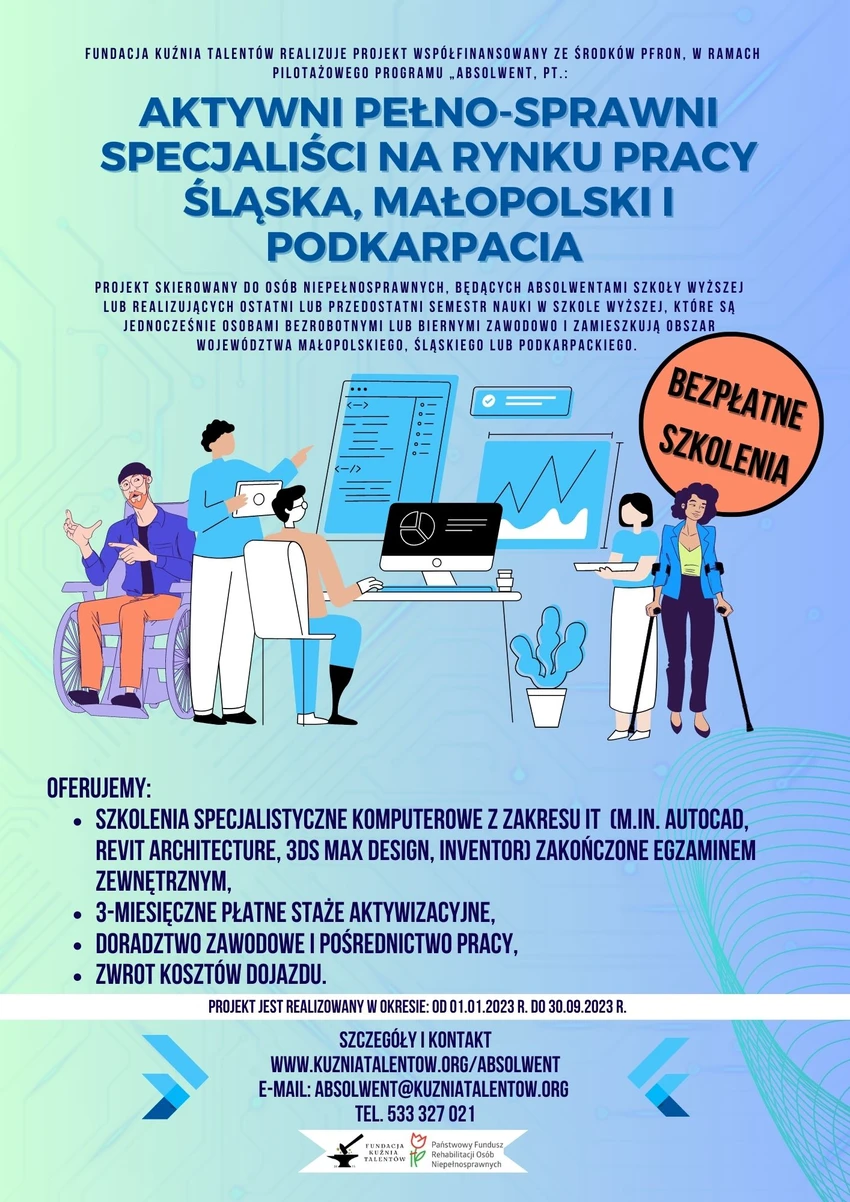 Program Absolwent plakat